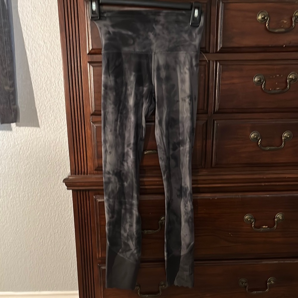 Gray LULU Tie-Dye Leggings
